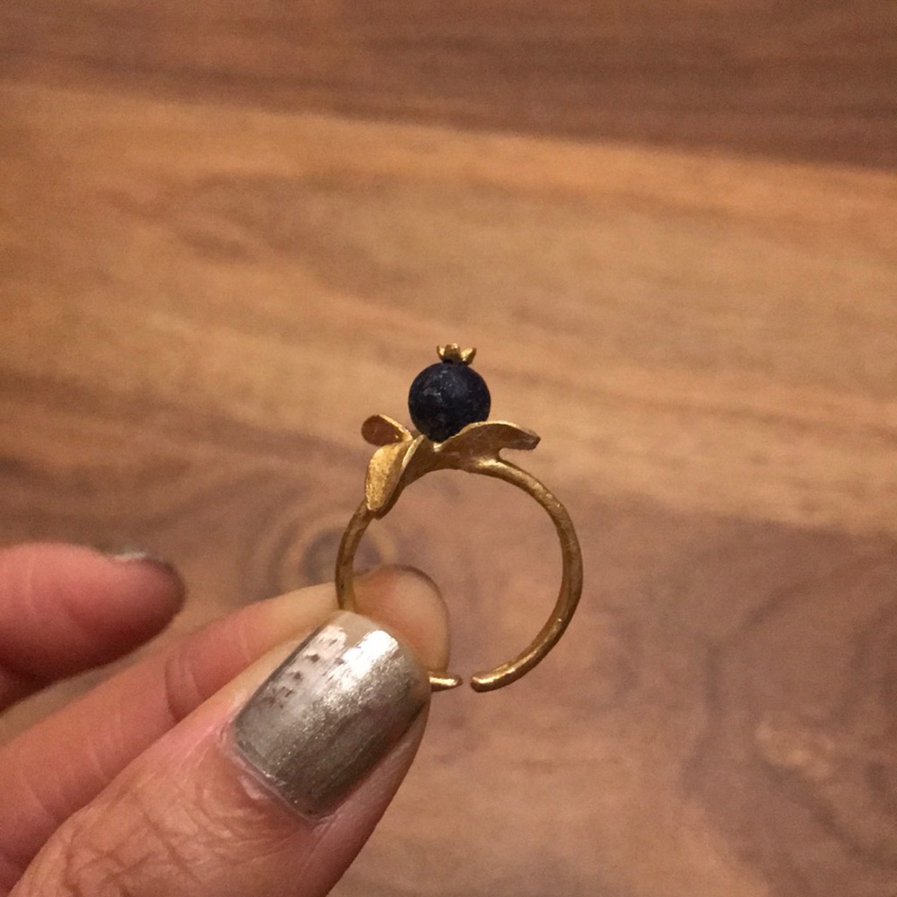 Muted gold Adjustable ring